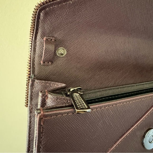 REBECCA MINKOFF CLEO WALLET ON A CHAIN CONVERTIBLE CROSSBODY CLUTCH PURSE - Picture 10 of 13